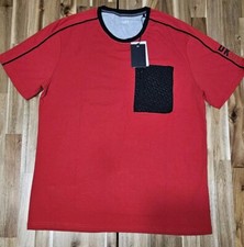 DKNY Mens TShirt Size L Red