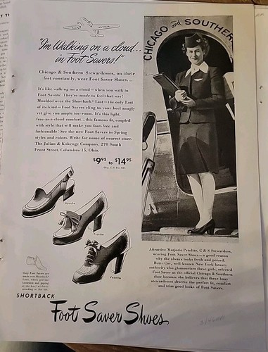 1946 women foot saver shoes - saver,