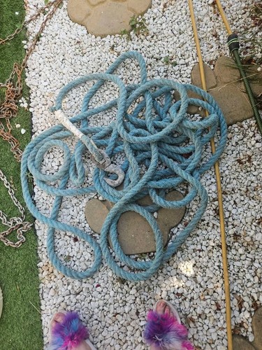 Used heavy duty tow rope - heavy,