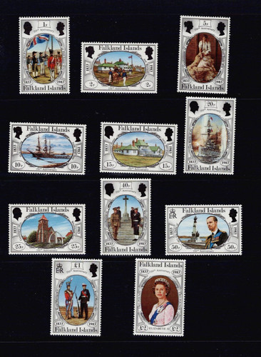 Falkland islands 1983 150th - islands:, 1983,
