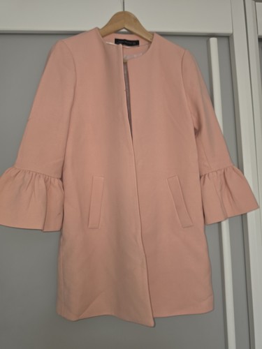 Zara blush pink - coat, featuring