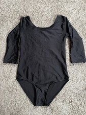 Black long sleeved Leotard