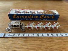 Coronation Coach and Horses for Queen Elizabeth 2 Die Cast British Made. Boxed