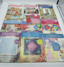 9 x Quilting Magazines Todays Quilter & Popular Patchwork Magazine