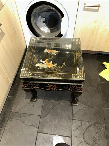 Vintage chinese black lacquer - black,