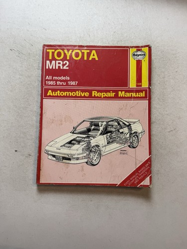 Toyota 1985 1987 shop - toyota, mr-2