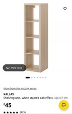 Ikea kallax 4x1 shelving - ikea,