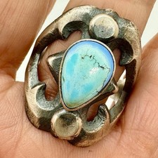 Navajo Golden Hills Men's Ring