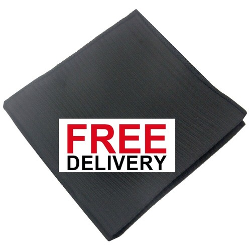 Funeral black striped - black, silk