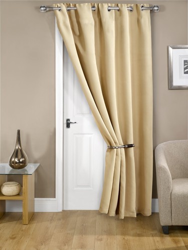 Thermal blackout door curtain - door,