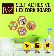Pin Cork board Hex Tiles Mini