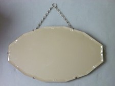 Vintage Oval Frameless Wall