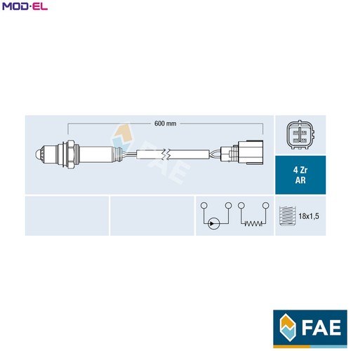 Lambda sensor 75611 for lexus - lambda,