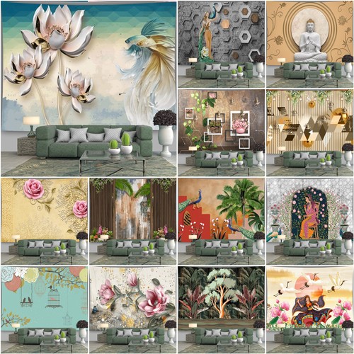 Large spring flowers wall - large,