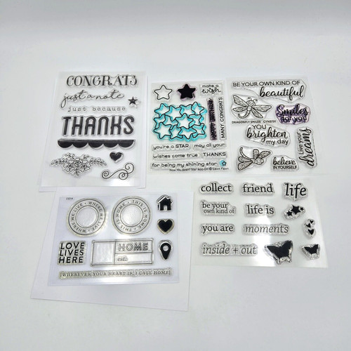 Clear stamp lot - clear, fawn