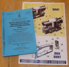 SA80/LSW. Operating information. SA 80 sa80.SA80A1. PLUS A4 SUSAT Poster/Leaflet