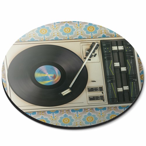 Round mouse mat retro - round,