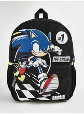 Sonic The Hedgehog  Backpack for School Large Travel Holiday Kids Bag Brand New