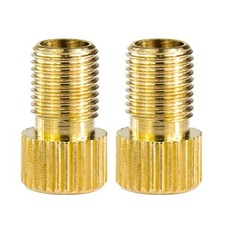 2 X Brass Adaptor Presta to