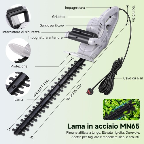 Electric hedge trimmer - electric,