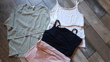h+m mama vest tops and t shirt bundle nursing breastfeeding size 14-16