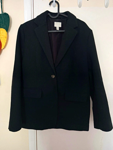 Winter black blazer - h&m,