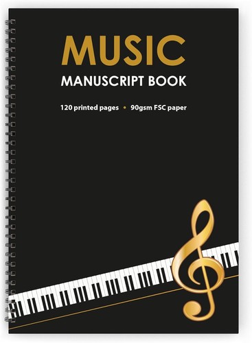 Music manuscript book - a4, ,