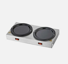 Chefmaster Coffee Jug Double Hotplates 35x18x7cm Catering Commercial Beverage