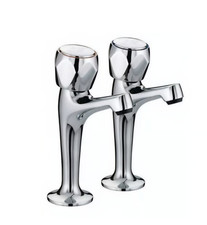 Swan High Neck Pillar Taps