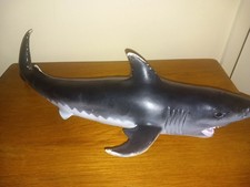 Vintage 90's Rubber Shark Toy