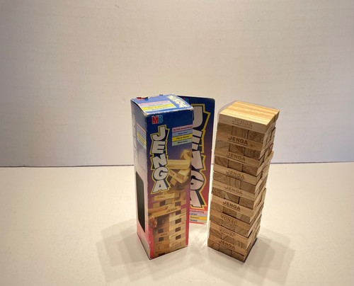Jenga game 1988 milton - jenga,
