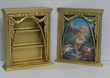 Dolls house Ornate Style Bookcase Picture Frame 1 / 12th Scale