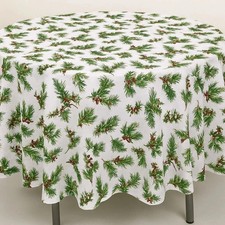 R L Round Table Cloth Cotton
