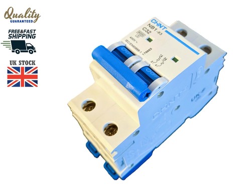 Chint double pole 32a - pole, mcb