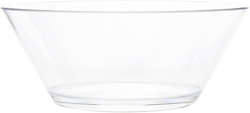 Clear salad plastic serving - clear,