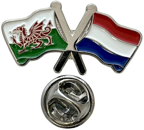 Wales netherlands pin badge - netherlands,