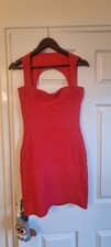 Boohoo Red Bodycon Bandage