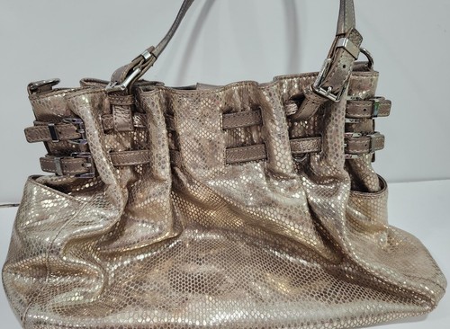 Michael kors edie gold python - michael,
