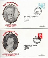 A NICE SELECTION OF FIVE COVERS FROM 1978. "ROYAL HOUSES OF EUROPE"