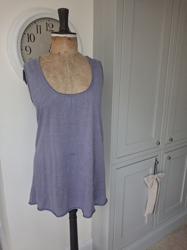 Linen knit top - 16,, mauve
