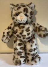 Build A Bear 16" Snow Leopard Cat Sparkly Plush Soft Toy