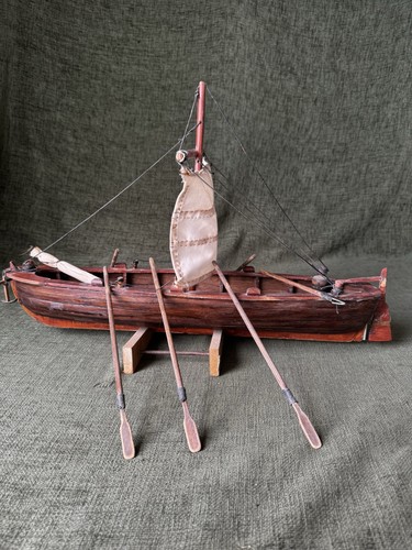 Wooden model sailing fishing - wooden,