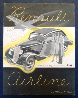 Renault airline 12hp 13 9hp - 12hp, 13.9hp