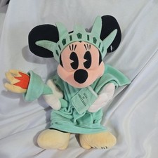 Mickey Mouse Statue Of Liberty 12” Plushy with Disney Store New York