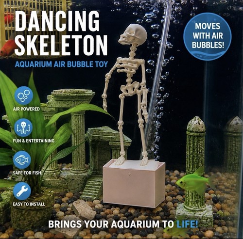 Dancing skeleton aquarium - dancing,