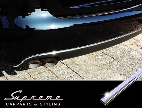 Chrome trim rear bumper - chrome,