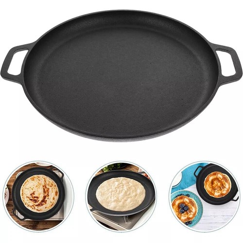 35cm round cast iron grill - cast,