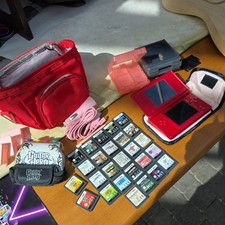 Red Nintendo DS Lite With 26