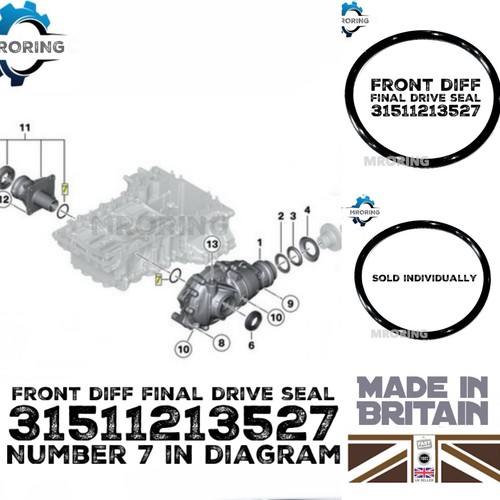 Bmw drive front differential - bmw, x-drive