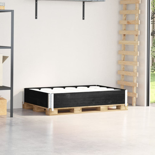 Pallet collar 120x80 black - cm,